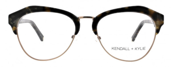 KENDALL + KYLIE Olivia Eyeglasses, Black Gold 
