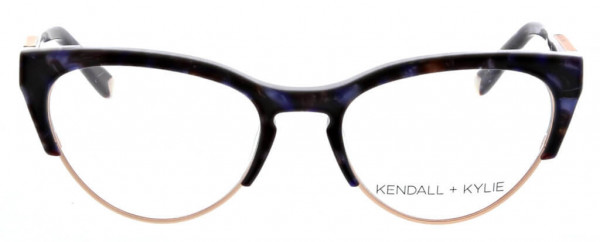 KENDALL + KYLIE Roslyn Eyeglasses, Iris Pearl with Satin Rose Gold