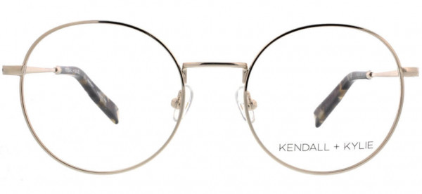 KENDALL + KYLIE Whitney Eyeglasses, Satin Light Gold