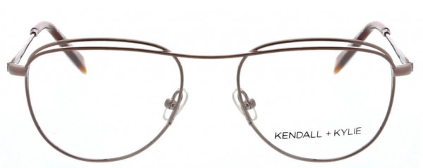 KENDALL + KYLIE Peyton Eyeglasses, Shiny Mink with Caramel Tortoise