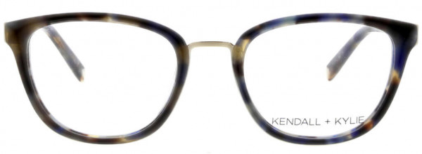 KENDALL + KYLIE Rhea Eyeglasses, Blue Paradise with Shiny Light Gold