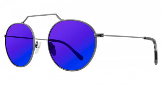 Masterpiece MP5001 Sunglasses, GUNMETAL Gunmetal (Polarized Blue Mirror)