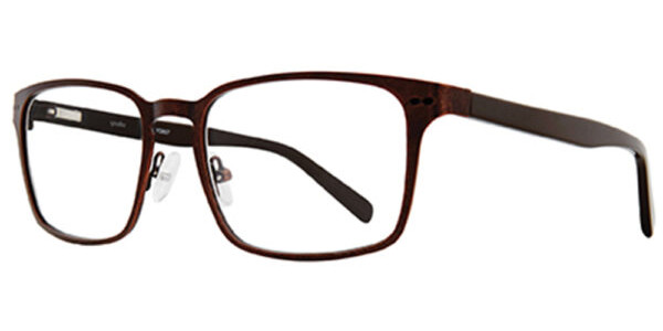 YUDU YD807 Eyeglasses, Antique Brown