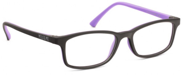 Hilco 85031 Eyeglasses, Black/Light Lilac (Clear Lenses)