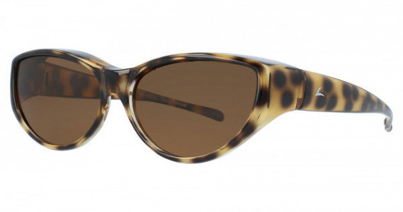 Hilco LEADER FITOVER: AMELIA Sunglasses, Shiny Tortoise (Amber lens)
