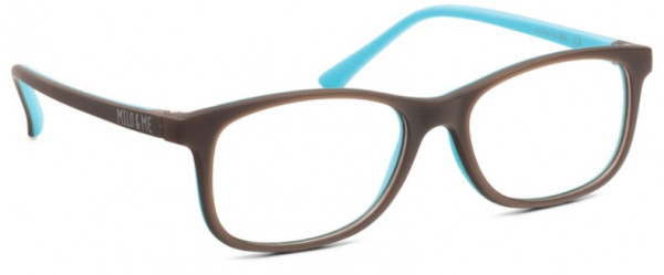 Hilco 85041 Eyeglasses, Brown/Light Turquoise (Clear Lenses)