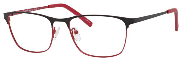 Ernest Hemingway H4818 Eyeglasses, Black/Red