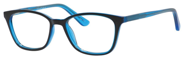 Enhance EN4054 Eyeglasses, Black/Blue Crystal