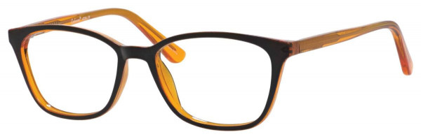 Enhance EN4054 Eyeglasses, Black/Mango Crystal