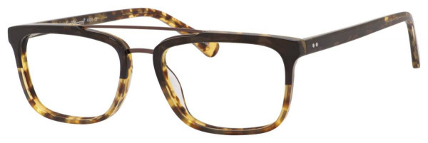 Ernest Hemingway H4825 Eyeglasses, Black Amber
