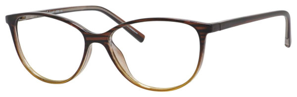 Enhance EN4080 Eyeglasses, Brown Gold Mix