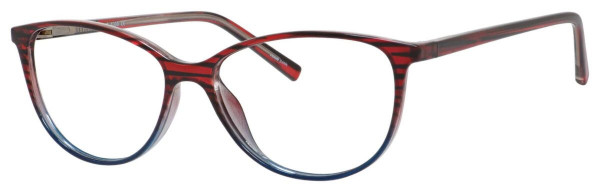 Enhance EN4080 Eyeglasses, Red Navy Mix