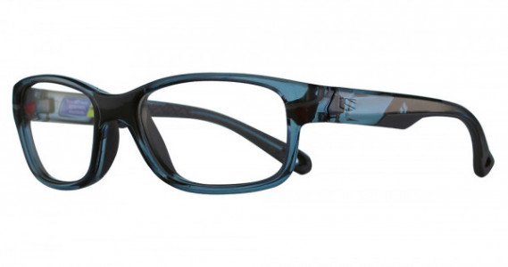 Liberty Sport Y10 Eyeglasses, 651 Crystal Blue-Black