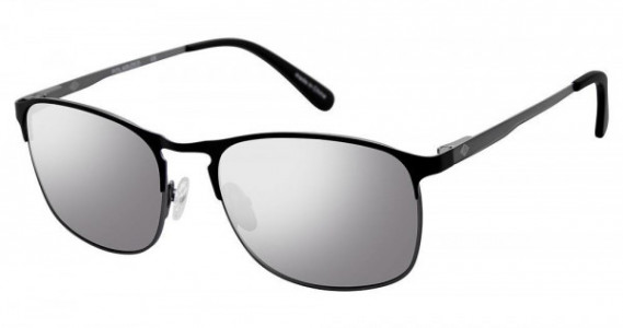 Sperry Top-Sider WHITECAP Sunglasses, C01 MATTE BLACK (DARK GREY MIRROR)