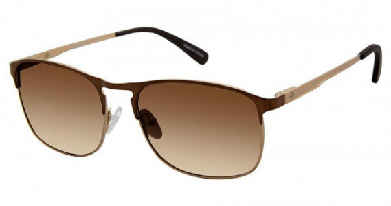 Sperry Top-Sider WHITECAP Sunglasses, C02 MATTE DK BROWN (BRONZE FLASH)