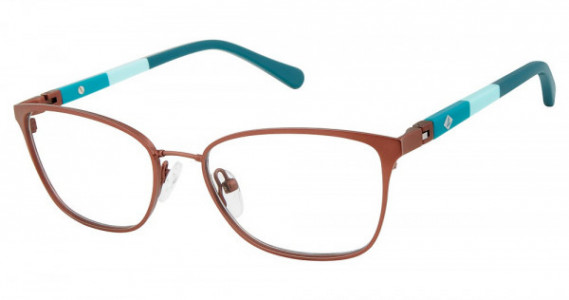 Sperry Top-Sider JIB Eyeglasses, C02 BROWN/TEAL