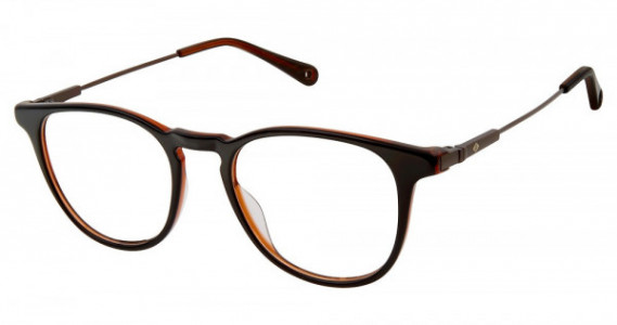 Sperry Top-Sider FAIRPOINT Eyeglasses, C01 BLACK/TRANS BRN