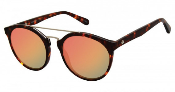 Sperry Top-Sider SANTA CRUZ Sunglasses, C02 TORTOISE (SILVER ROSE FLASH)