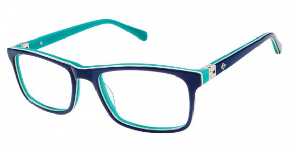 Sperry Top-Sider RUDDER Eyeglasses, C03 NAVY/GREEN