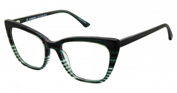 Glamour Editor's Pick GL1022 Eyeglasses, CO2 Sage Stripe