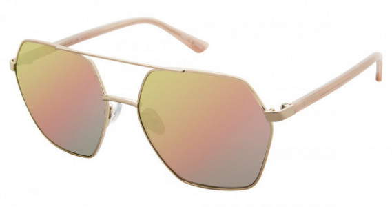 Glamour Editor's Pick GL2004 Eyeglasses, C01 Gold/ Pink Horn (Gold Mirror)