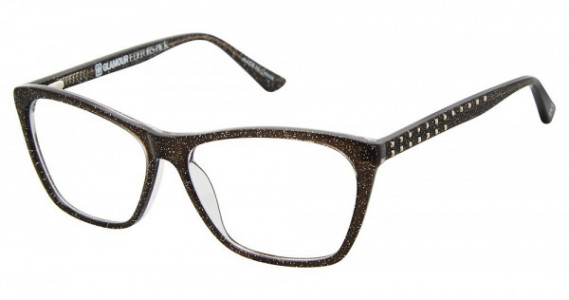 Glamour Editor's Pick GL1006 Eyeglasses, C01 Black Glitter