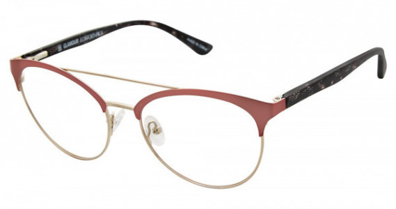 Glamour Editor's Pick GL1015 Eyeglasses, CO2 Lt. Blush /Gold