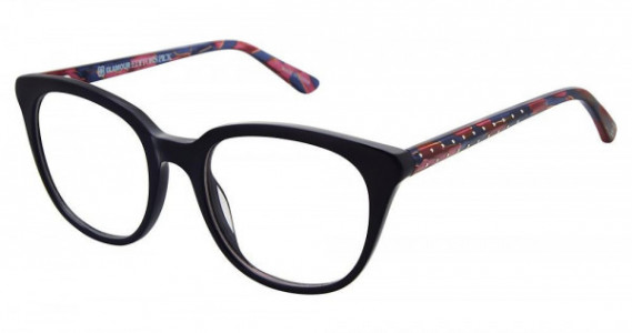 Glamour Editor's Pick GL1014 Eyeglasses, CO3 Navy/ Fuchsia