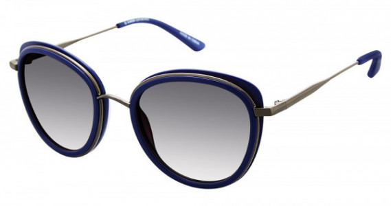 Glamour Editor's Pick GL2008 Sunglasses, C03 Colbalt/Gunmtl (Grey Gradient)