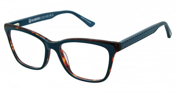 Glamour Editor's Pick GL1008 Eyeglasses, CO2 Teal / Tortoise