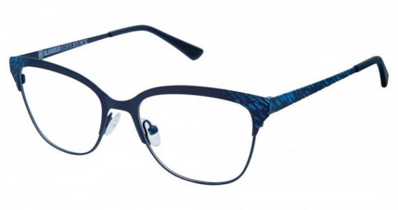 Glamour Editor's Pick GL1003 Eyeglasses, CO1 MT. NAVY