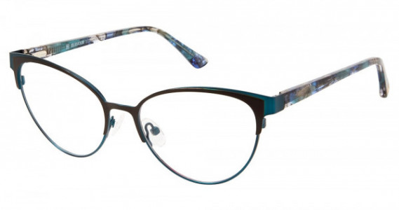 Glamour Editor's Pick GL1019 Eyeglasses, C02 BROWN / TEAL