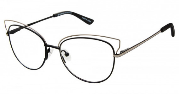 Glamour Editor's Pick GL1017 Eyeglasses, CO1 Black / Gunmetl