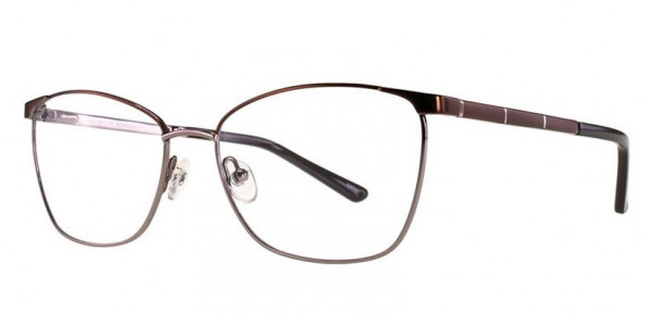 Adrienne Vittadini AV1236 Eyeglasses, Brn/Gun