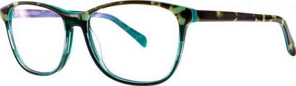 Cosmopolitan Paris Eyeglasses, Tort/Teal