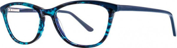 Cosmopolitan Emma Eyeglasses, Blue Swirl