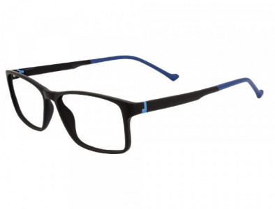 Club Level Designs CLD9267 Eyeglasses, C-2 Black/ Blue