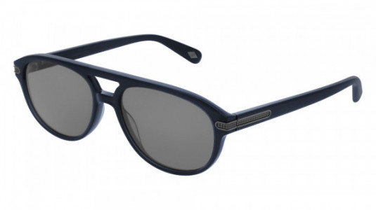 Brioni BR0043S Sunglasses, 002 - BLUE with GREY lenses