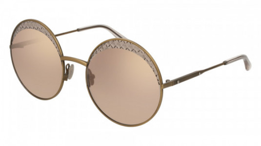 Bottega Veneta BV0190S Sunglasses, 002 - BRONZE with BROWN lenses
