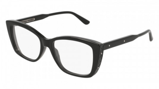 Bottega Veneta BV0183O Eyeglasses, 001 - BLACK