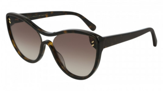 Stella McCartney SC0154S Sunglasses, 002 - HAVANA with BROWN lenses