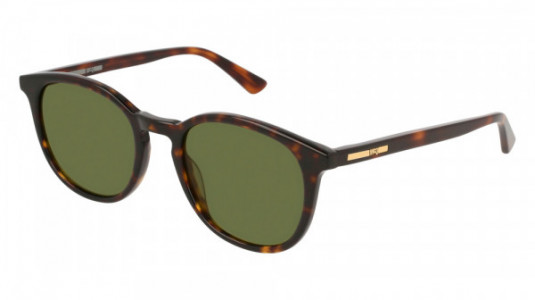 McQ MQ0123S Sunglasses, 002 - HAVANA with GREEN lenses