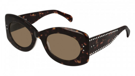 Azzedine Alaïa AA0013S Sunglasses, 002 - HAVANA with GREY lenses