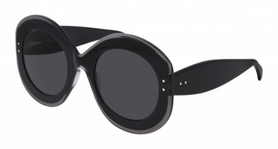 Azzedine Alaïa AA0003S Sunglasses, 007 - GREY with BLACK temples and GREY lenses