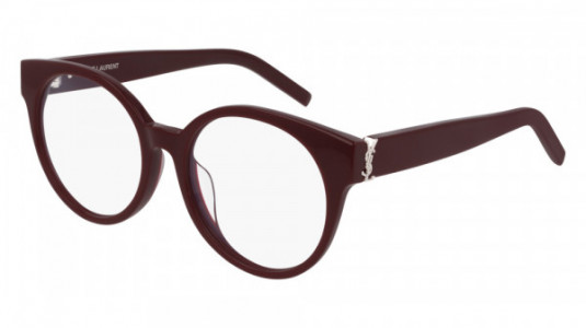 Saint Laurent SL M32/F Eyeglasses, 006 - BURGUNDY