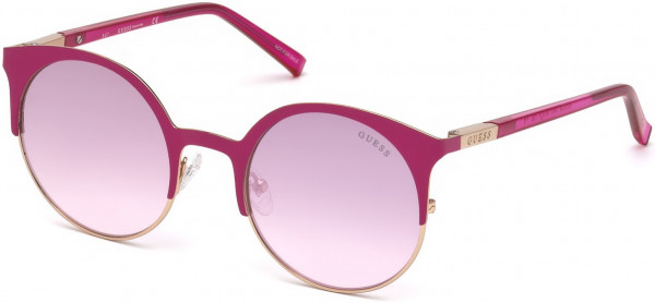Guess GU3036 Sunglasses, 74U - Pink /other / Bordeaux Mirror Lenses