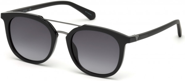 Guess GU6915 Sunglasses, 01B - Shiny Black / Gradient Smoke Lenses