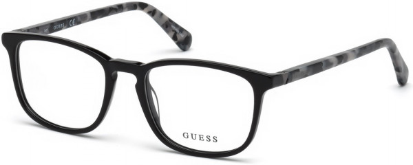 Guess GU1950 Eyeglasses, 001 - Shiny Black