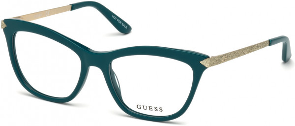 Guess GU2655 Eyeglasses, 084 - Shiny Light Blue