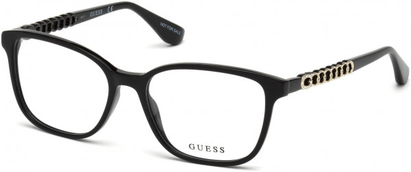 Guess GU2661-S Eyeglasses, 001 - Shiny Black